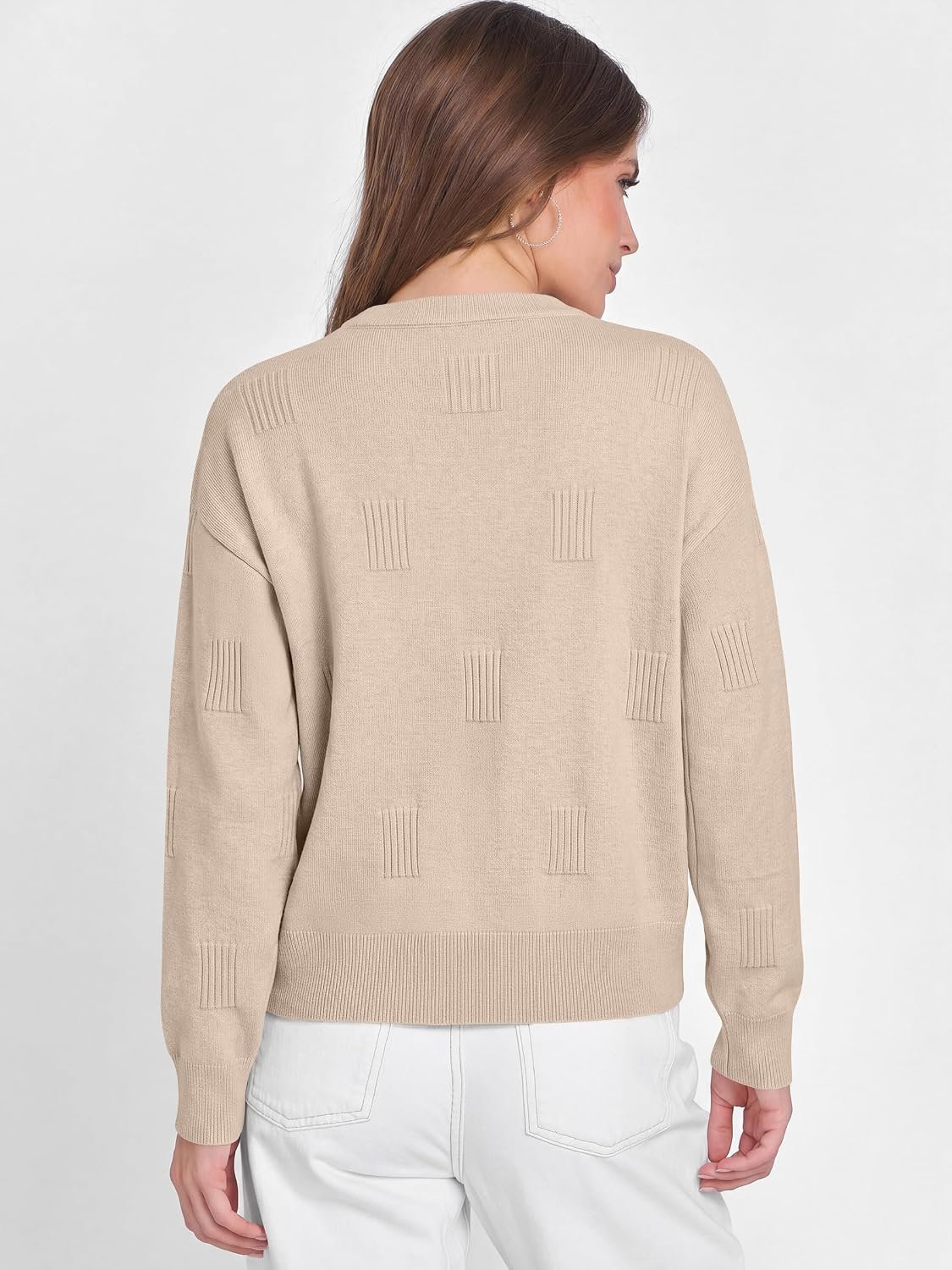 image:imageANRABESS Cardigan Sweaters for Women 2026 Fall OutfitsLight Khaki