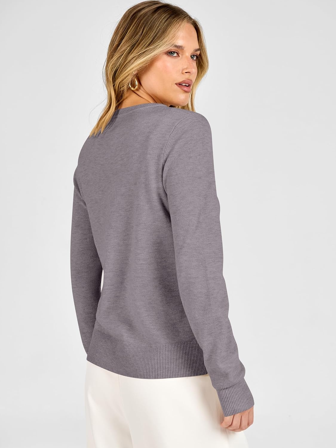 image:imageANRABESS Cardigan Sweaters for Women Lightweight Fall OutfitsNutmeg