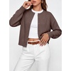 ANRABESS Cardigan Sweaters for Women 2026 Fall Outfits(Chocola)