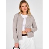 ANRABESS Cardigan Sweaters for Women 2026 Fall Outfits(Grey Khaki)