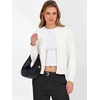 ANRABESS Cardigan Sweaters for Women 2026 Fall Outfits(White)