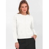 ANRABESS Cardigan Sweaters for Women 2026 Fall Outfits(White)