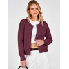 ANRABESS Cardigan Sweaters for Women 2026 Fall Outfits(Wine Red)