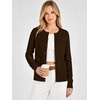 ANRABESS Cardigan Sweaters for Women Lightweight Fall Outfits(Coffee)
