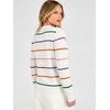 ANRABESS Cardigan Sweaters for Women Lightweight Fall Outfits(Rainbow Stripe)