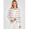 ANRABESS Cardigan Sweaters for Women Lightweight Fall Outfits(Rainbow Stripe)