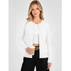 ANRABESS Cardigan Sweaters for Women Lightweight Fall Outfits(White)
