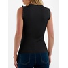 ANRABESS Ribbed Tank Tops for Women Ruffle Style(Black)
