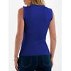 ANRABESS Ribbed Tank Tops for Women Ruffle Style(Royal Blue)
