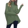 ANRABESS Women Oversized Turtleneck Sweater Batwing Tunic Tops Fall Outfits(Celadon)