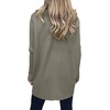 ANRABESS Women Oversized Turtleneck Sweater Batwing Tunic Tops Fall Outfits(Gray Coffee)