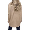 ANRABESS Women Oversized Turtleneck Sweater Batwing Tunic Tops Fall Outfits(Khaki)