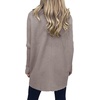 ANRABESS Women Oversized Turtleneck Sweater Batwing Tunic Tops Fall Outfits(Red Apricot)