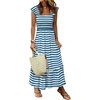 Blue White Stripes