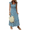 Print Blue Yellow Floral