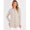 ANRABESS Cardigan Sweater for Women Button Up 2026 Fall Outfits(Almond)