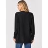 ANRABESS Cardigan Sweater for Women Button Up 2026 Fall Outfits(Black)