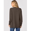 ANRABESS Cardigan Sweater for Women Button Up 2026 Fall Outfits(Brown)