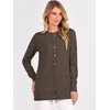 ANRABESS Cardigan Sweater for Women Button Up 2026 Fall Outfits(Brown)