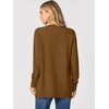 ANRABESS Cardigan Sweater for Women Button Up 2026 Fall Outfits(Caramel)