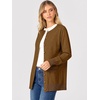 ANRABESS Cardigan Sweater for Women Button Up 2026 Fall Outfits(Caramel)
