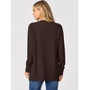 ANRABESS Cardigan Sweater for Women Button Up 2026 Fall Outfits(Coffee)