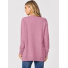 ANRABESS Cardigan Sweater for Women Button Up 2026 Fall Outfits(Coral Pink)