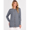 ANRABESS Cardigan Sweater for Women Button Up 2026 Fall Outfits(Dark Grey)