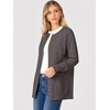 ANRABESS Cardigan Sweater for Women Button Up 2026 Fall Outfits(Deep Taupe)