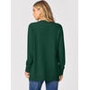 ANRABESS Cardigan Sweater for Women Button Up 2026 Fall Outfits(Forest Green)