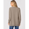 ANRABESS Cardigan Sweater for Women Button Up 2026 Fall Outfits(Tan)