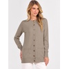 ANRABESS Cardigan Sweater for Women Button Up 2026 Fall Outfits(Tan)