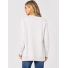 ANRABESS Cardigan Sweater for Women Button Up 2026 Fall Outfits(White)