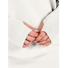 ANRABESS Womens Fall Long Sleeve Lightweight Sweaters(Cream White)