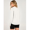 ANRABESS Womens Fall Long Sleeve Lightweight Sweaters(Cream White)