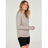 ANRABESS Womens Fall Long Sleeve Lightweight Sweaters(Gray Apricot)