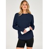 ANRABESS Womens Fall Long Sleeve Lightweight Sweaters(Indigo)
