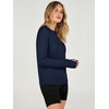 ANRABESS Womens Fall Long Sleeve Lightweight Sweaters(Indigo)