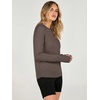 ANRABESS Womens Fall Long Sleeve Lightweight Sweaters(Nutmeg)