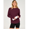 ANRABESS Womens Fall Long Sleeve Lightweight Sweaters(Wine Red)