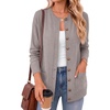 ANRABESS Cardigan Sweater for Women Button Up 2026 Fall Outfits(Bright Camel)